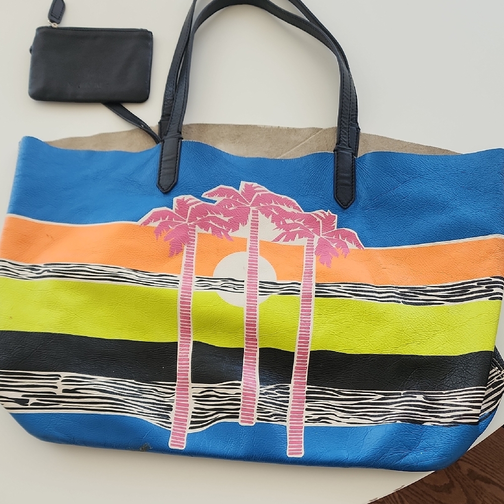 Vibrant Palm Tree Tote Bag